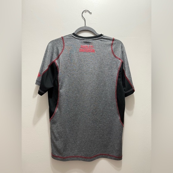 Harley-Davidson® Men's Performance Wicking Short Sleeve T-Shirt, Gray 96224-20VM - Picture 2 of 4